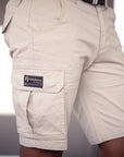 Cargo Shorts - Eggshell Khaki