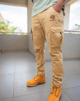 Safari Bond Cargo Pants - British Khaki