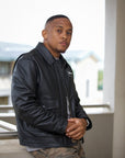 Safari Bond Aviator Leather Jacket
