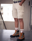 Cargo Shorts - Eggshell Khaki