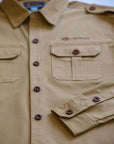 Premium Long Sleeve Safari shirt - British Khaki