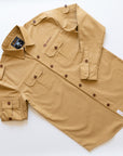 Premium Long Sleeve Safari shirt - British Khaki