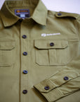 Premium Long Sleeve Safari shirt - Olive