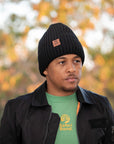 Safari Bond Fleece-lined Beanie - Black