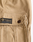 Khaki Long Cargo Pants