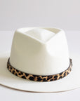Fedora Hat - Ivory color
