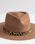 Fedora Hat - Chestnut color