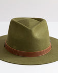Fedora Hat - Olive color
