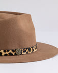 Fedora Hat - Chestnut color
