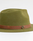 Fedora Hat - Olive color