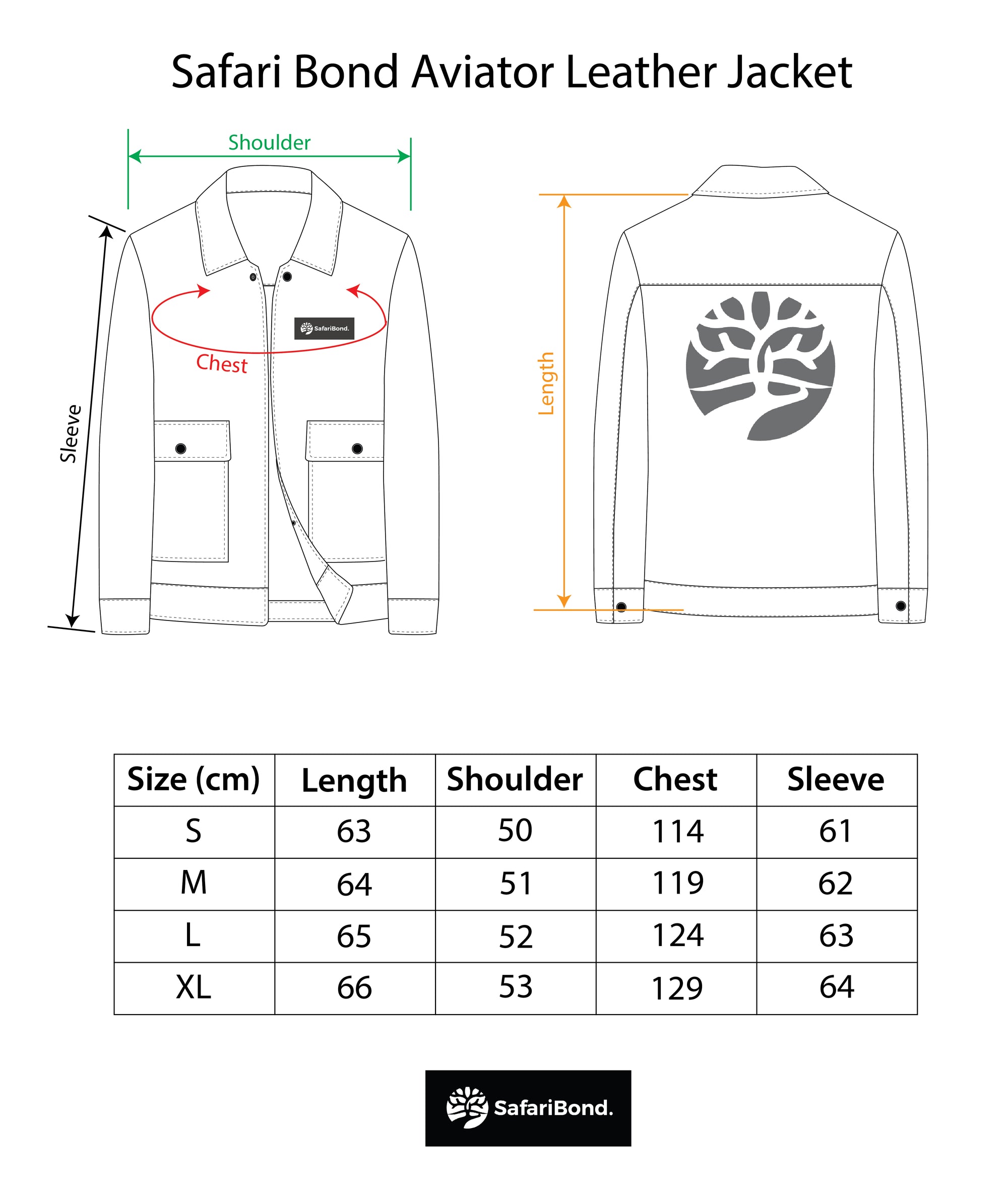 Safari Bond Aviator Leather Jacket