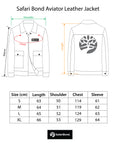 Safari Bond Aviator Leather Jacket