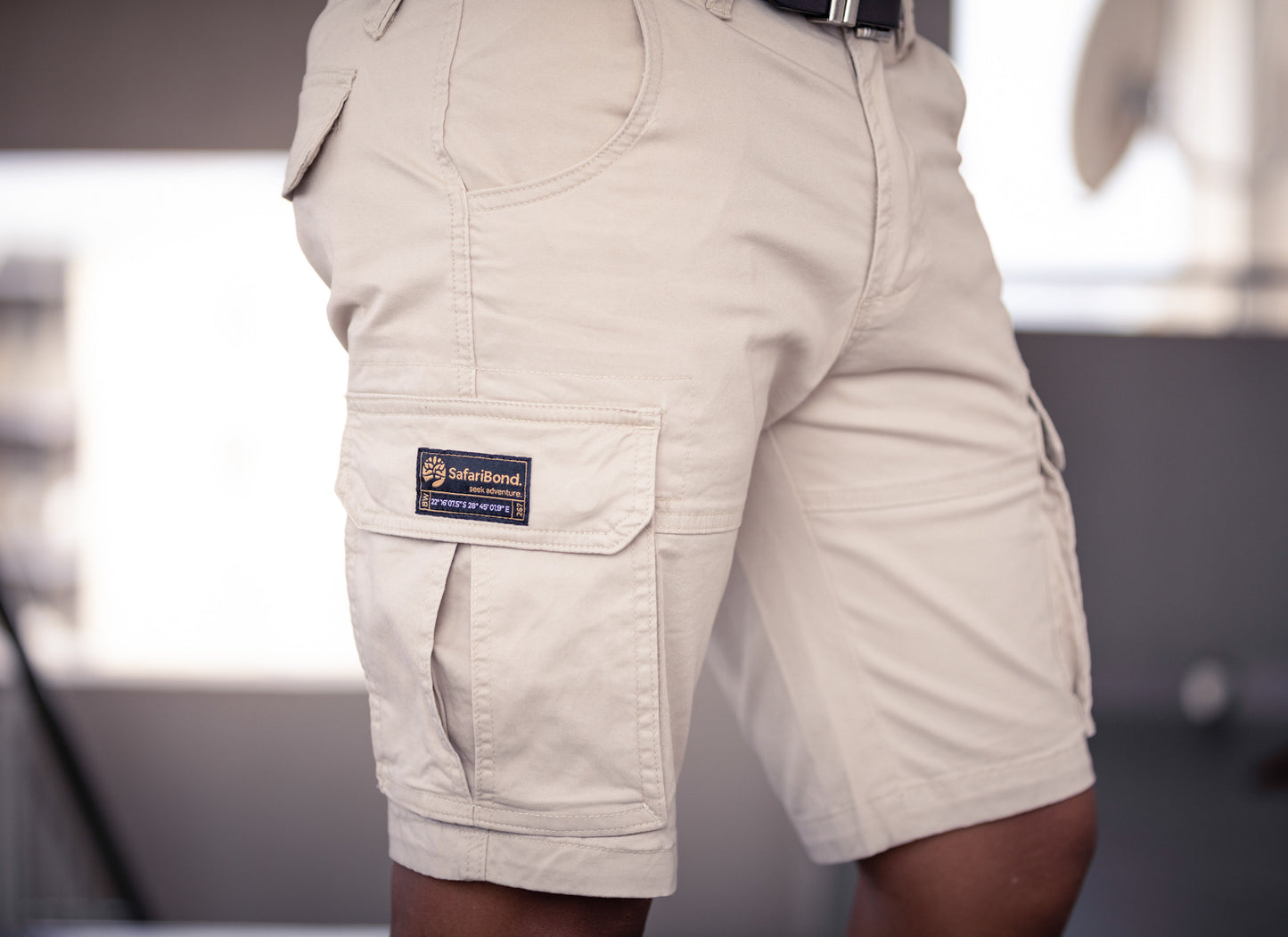 Cargo Shorts - Eggshell Khaki