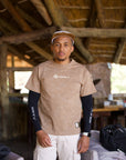 Safari Bond Acid-Washed t shirt - Chestnut Brown