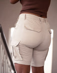 Cargo Shorts - Eggshell Khaki