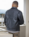 Safari Bond Aviator Leather Jacket