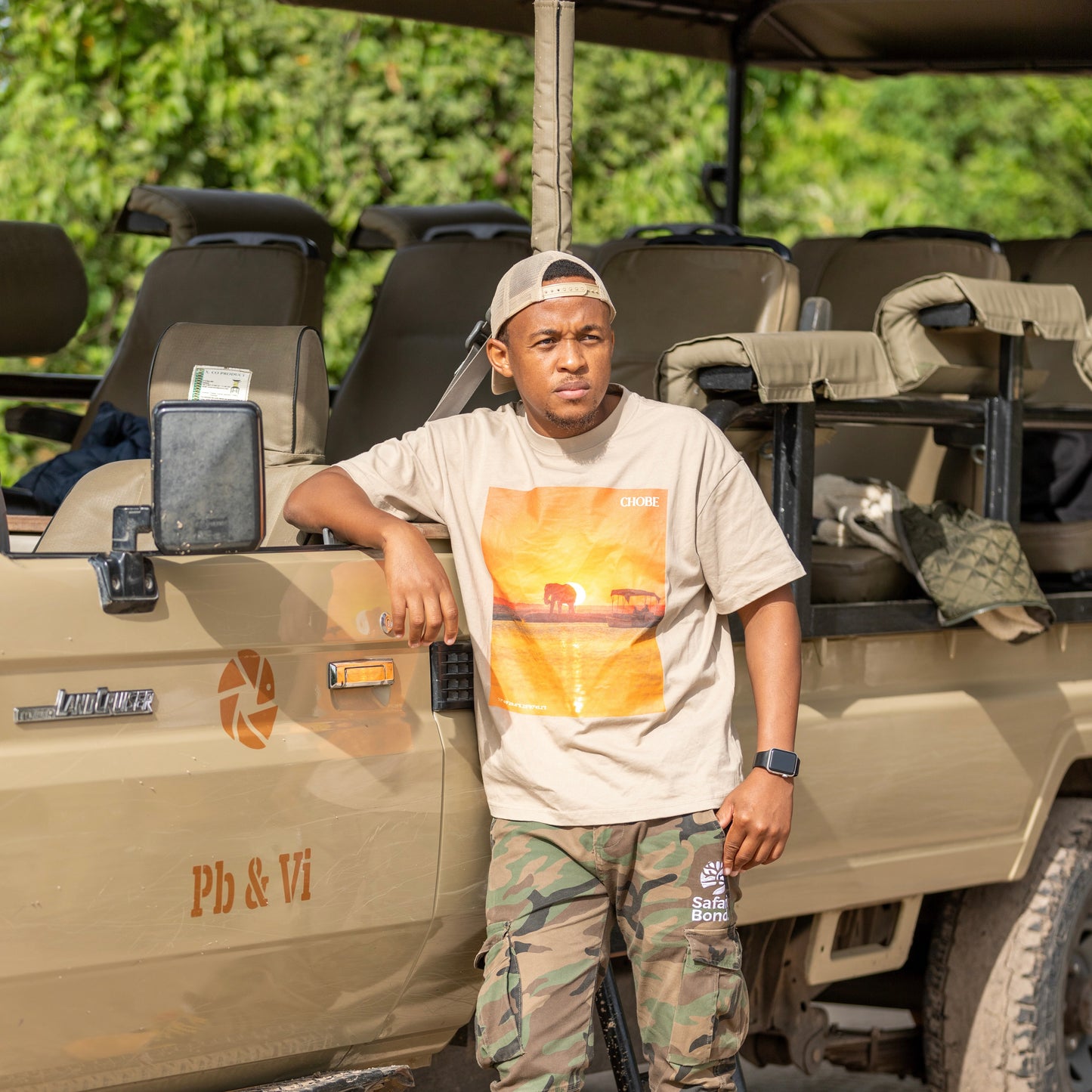 Chobe Postcard™️ t-shirt - Khaki