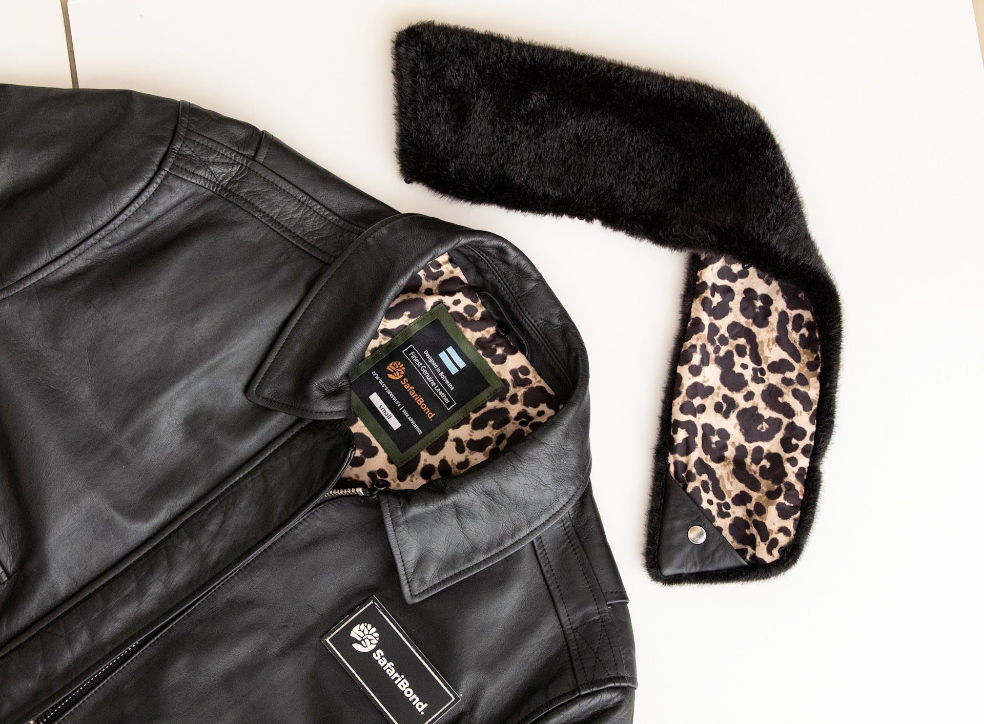 Safari Bond Aviator Leather Jacket