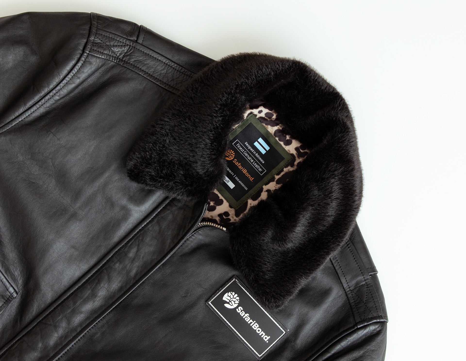 Safari Bond Aviator Leather Jacket