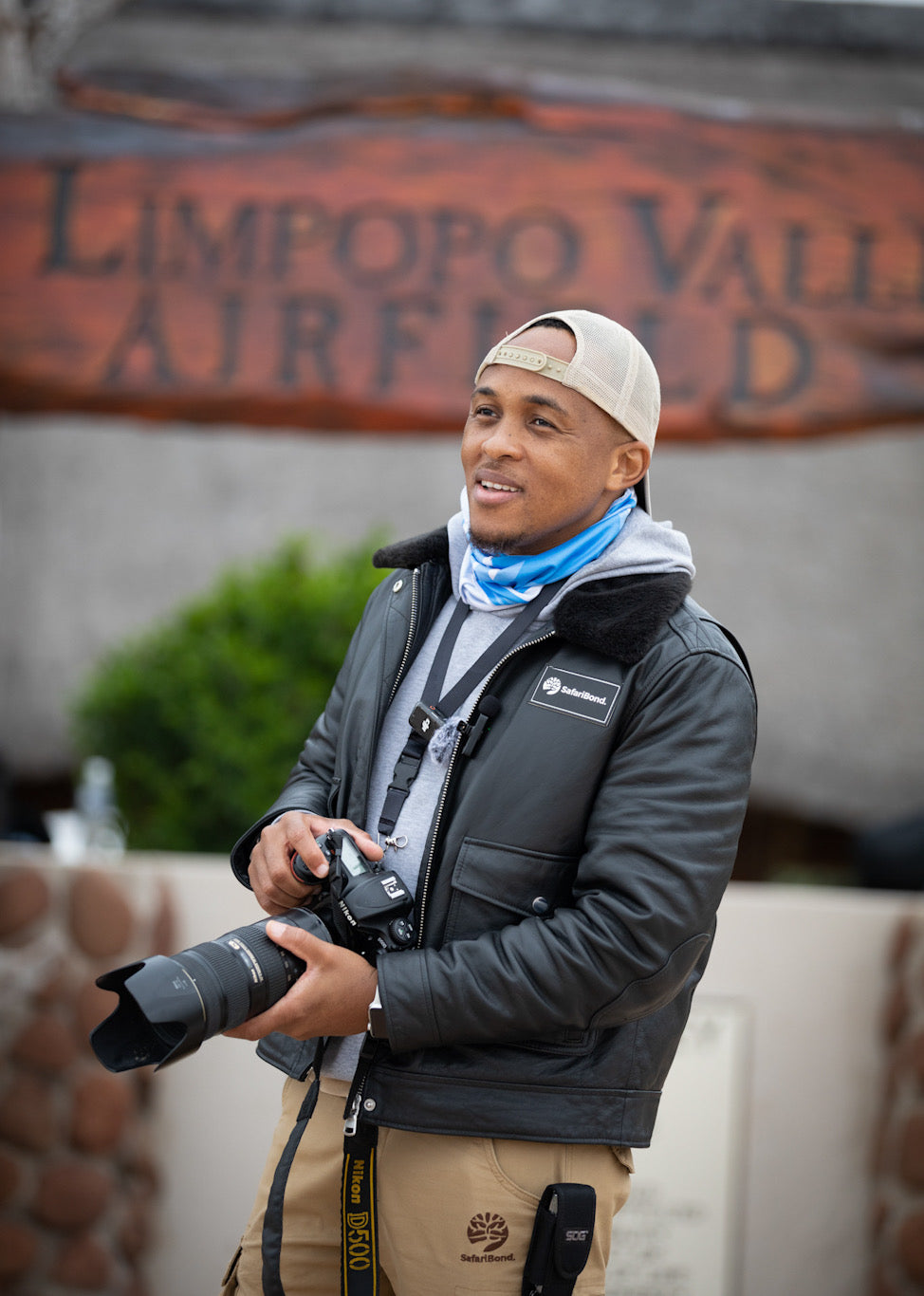 Safari Bond Aviator Leather Jacket