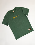 Safari Bond Acid-Washed t shirt - Forest Green