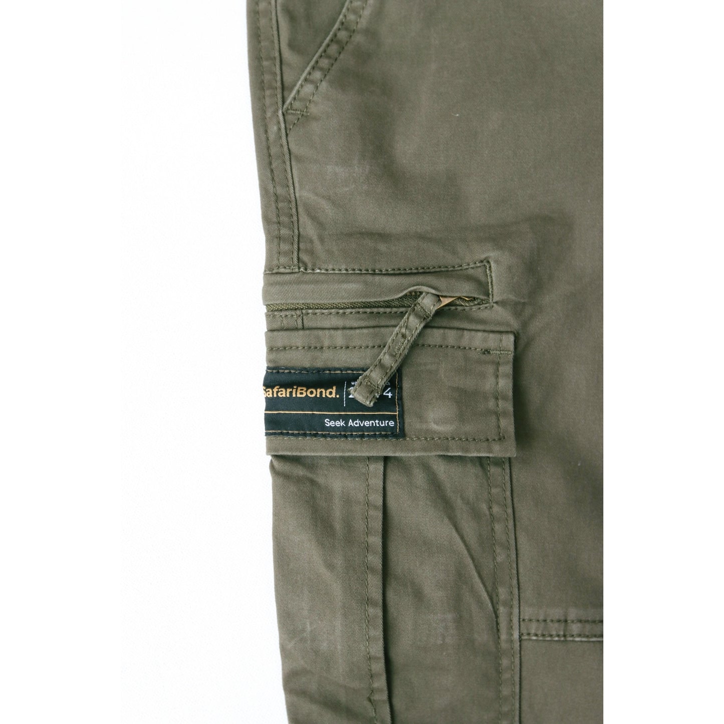 Cargo Pants - Plain Olive