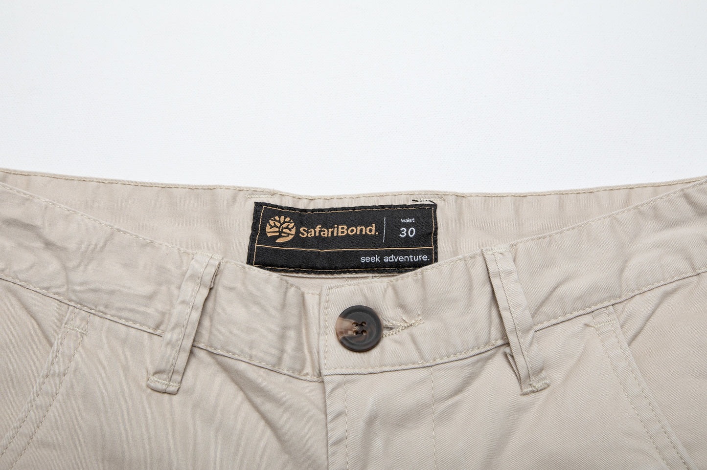 Cargo Shorts - Eggshell Khaki