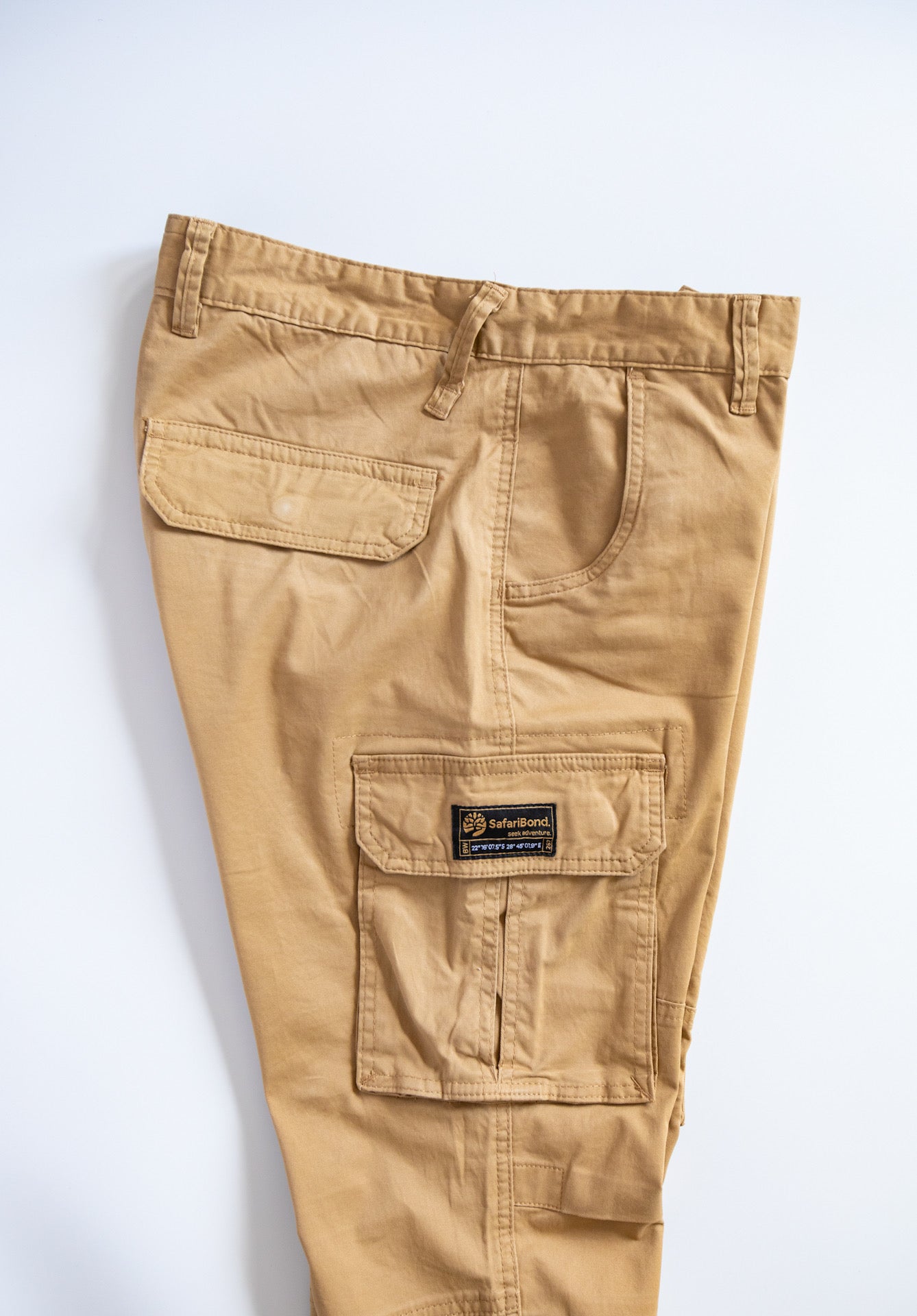 Safari Bond Cargo Pants - British Khaki