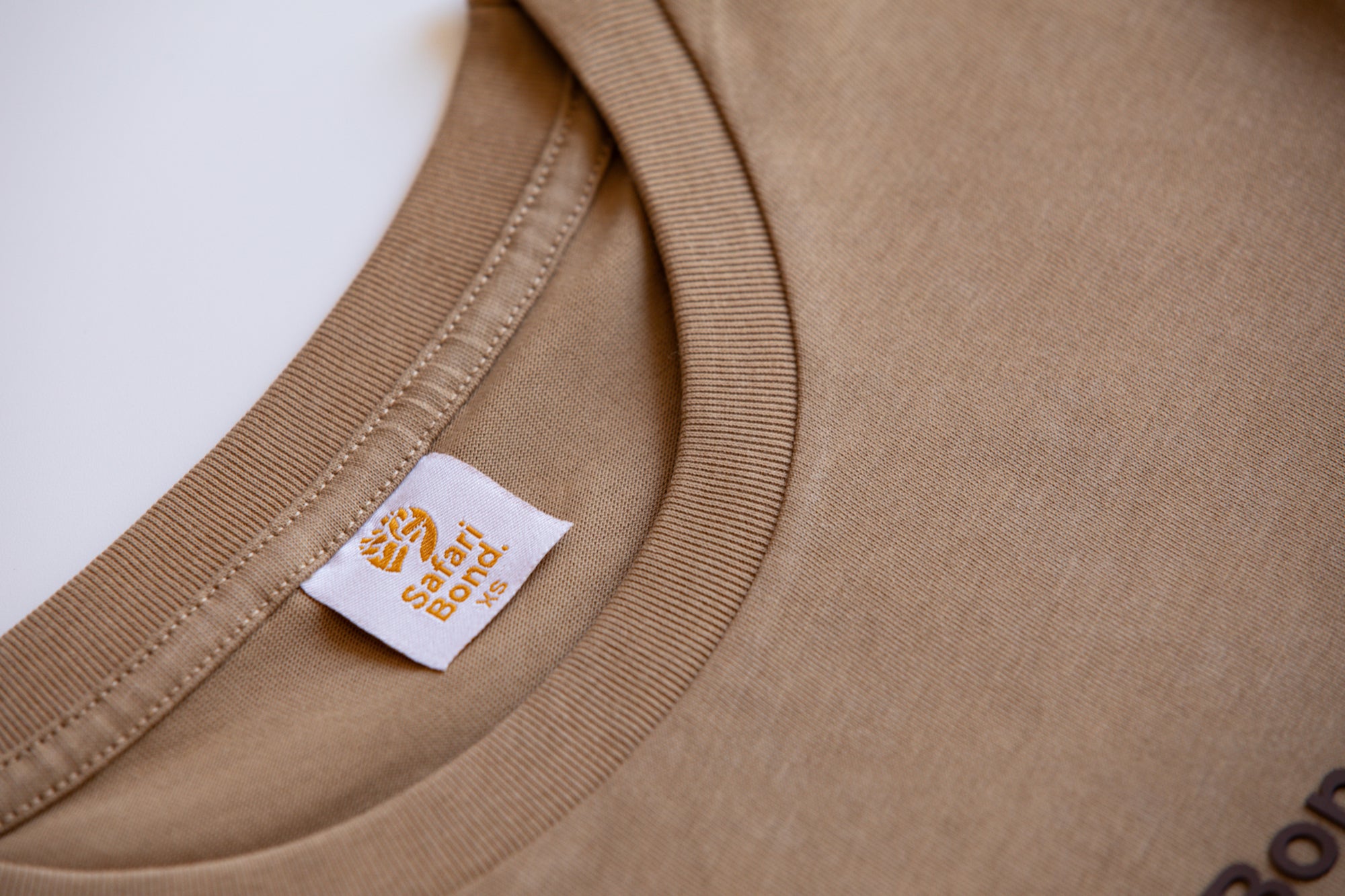 Safari Bond Acid-Washed t shirt - Chestnut (Ladies)