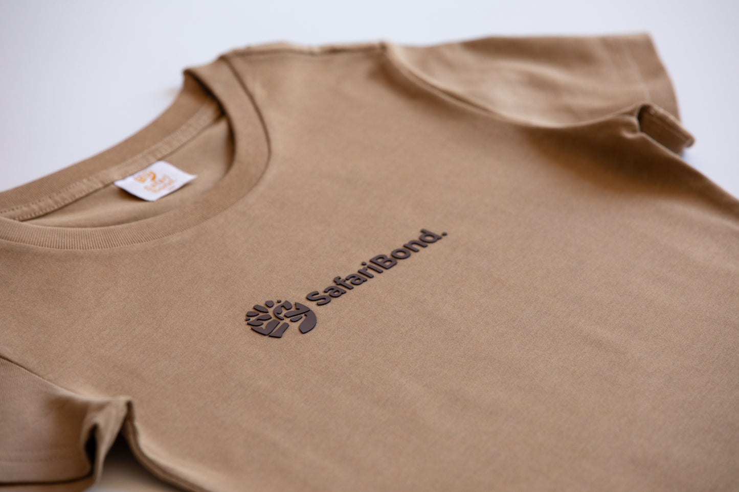 Safari Bond Acid-Washed t shirt - Chestnut (Ladies)