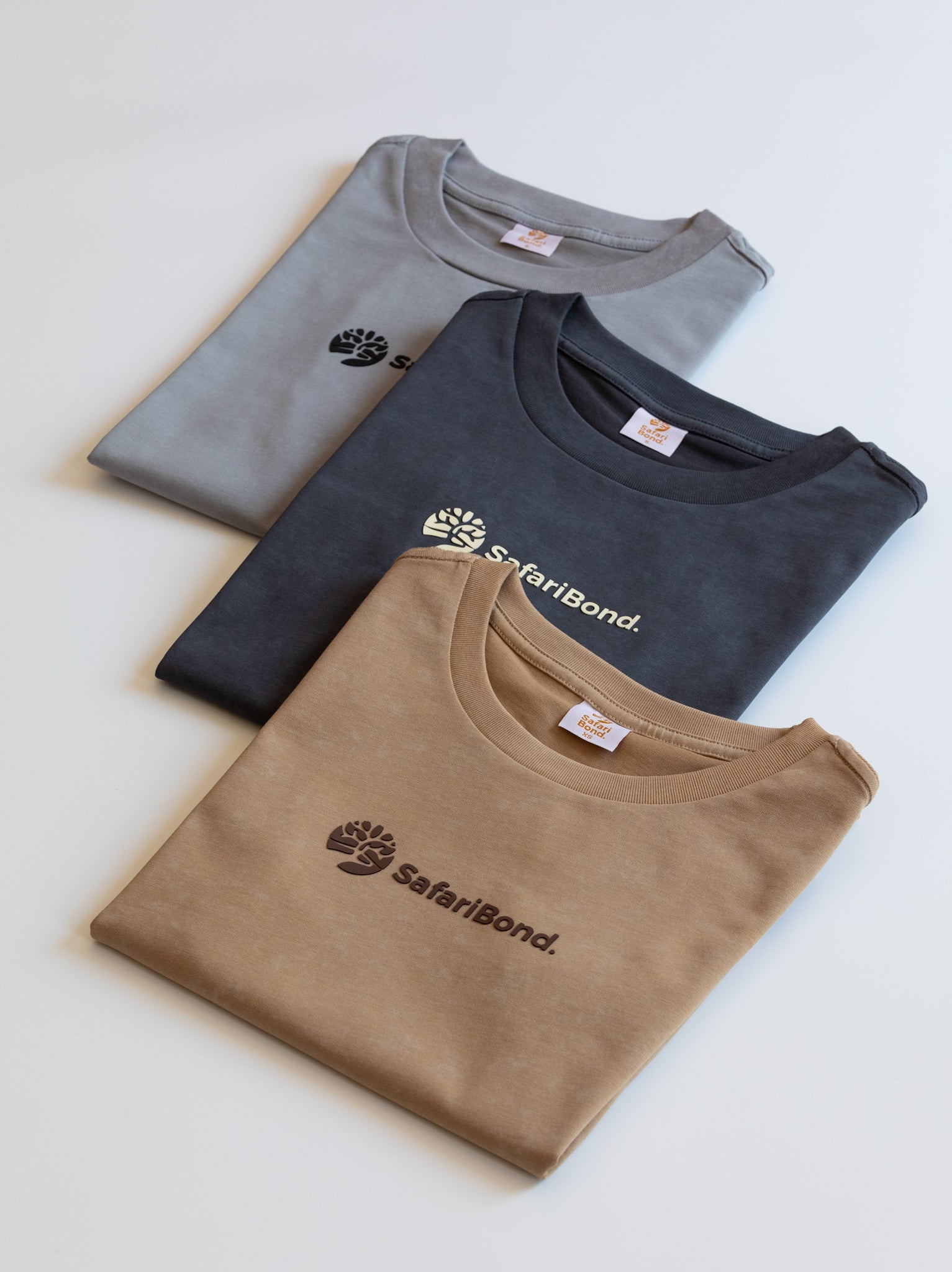 Safari Bond Acid-Washed t shirt - Volcanic Ash