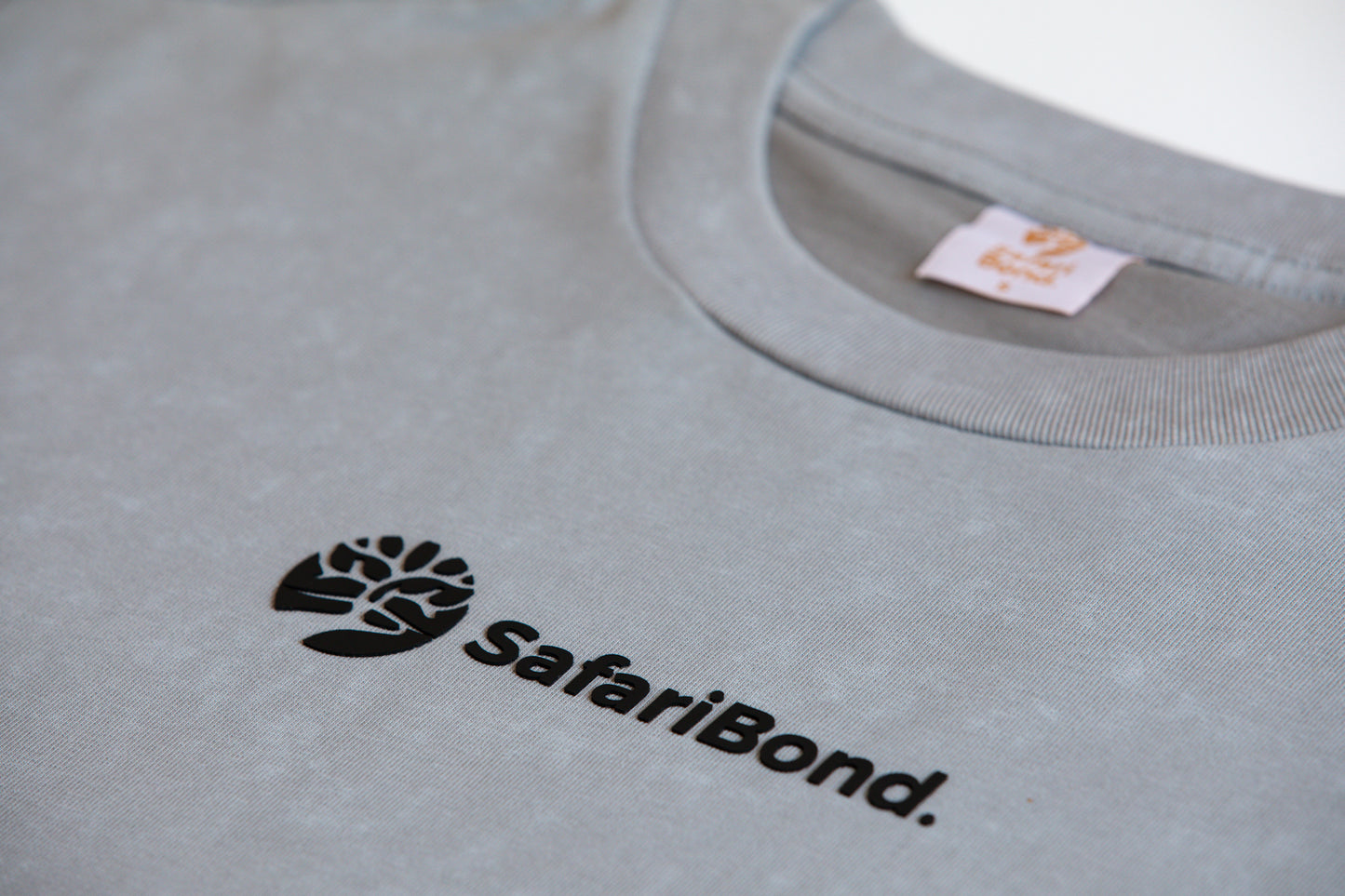 Safari Bond Acid-Washed t shirt - Volcanic Ash