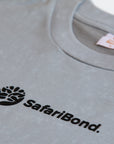 Safari Bond Acid-Washed t shirt - Volcanic Ash