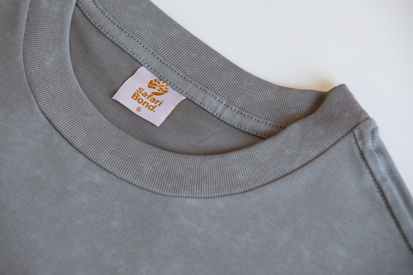 Safari Bond Acid-Washed t shirt - Volcanic Ash