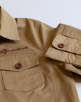 Ladies Long Sleeve Safari shirt (- Khaki