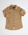 Ladies Long Sleeve Safari shirt (- Khaki