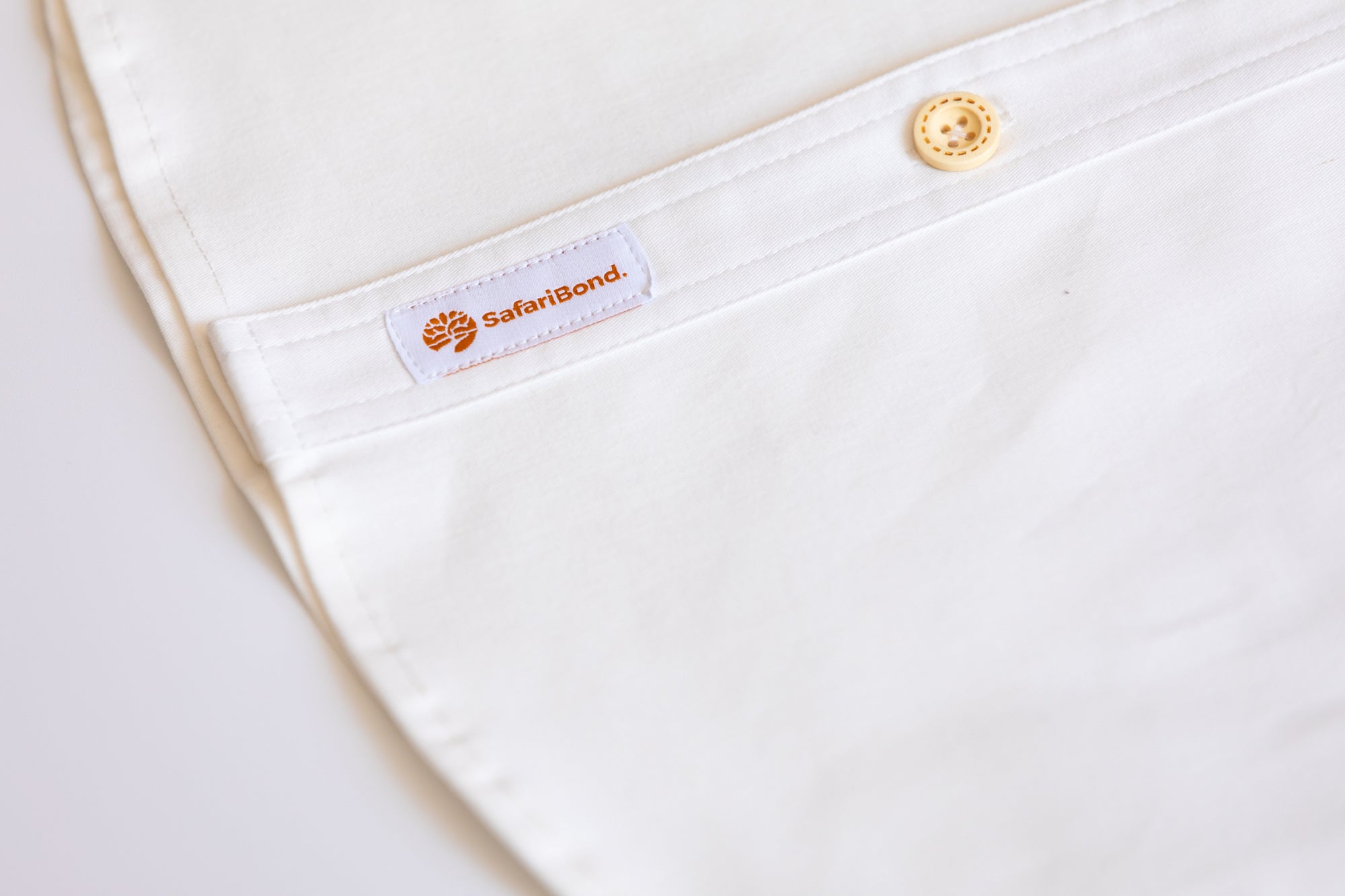 Premium Long Sleeve Safari shirt - Ivory