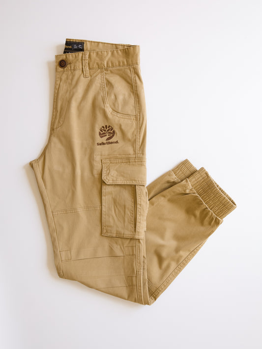 Safari Bond Premium Cargo/Jogger Pants - British Khaki