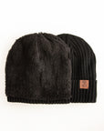 Safari Bond Fleece-lined Beanie - Black
