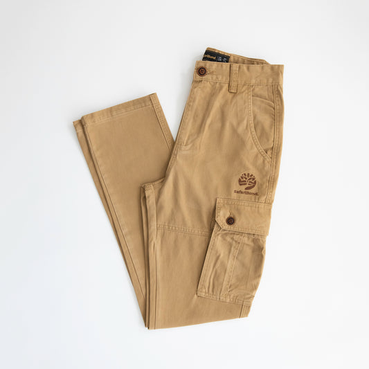 Khaki Long Cargo Pants