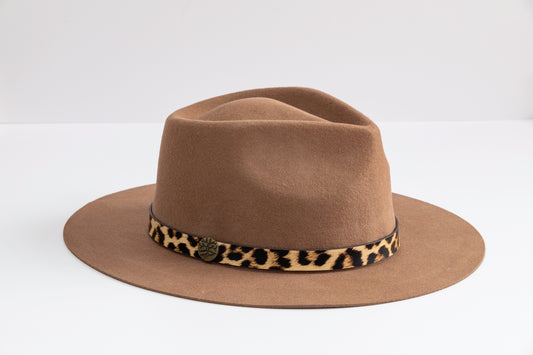 Fedora Hat - Chestnut color