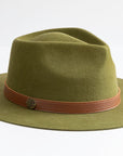 Fedora Hat - Olive color