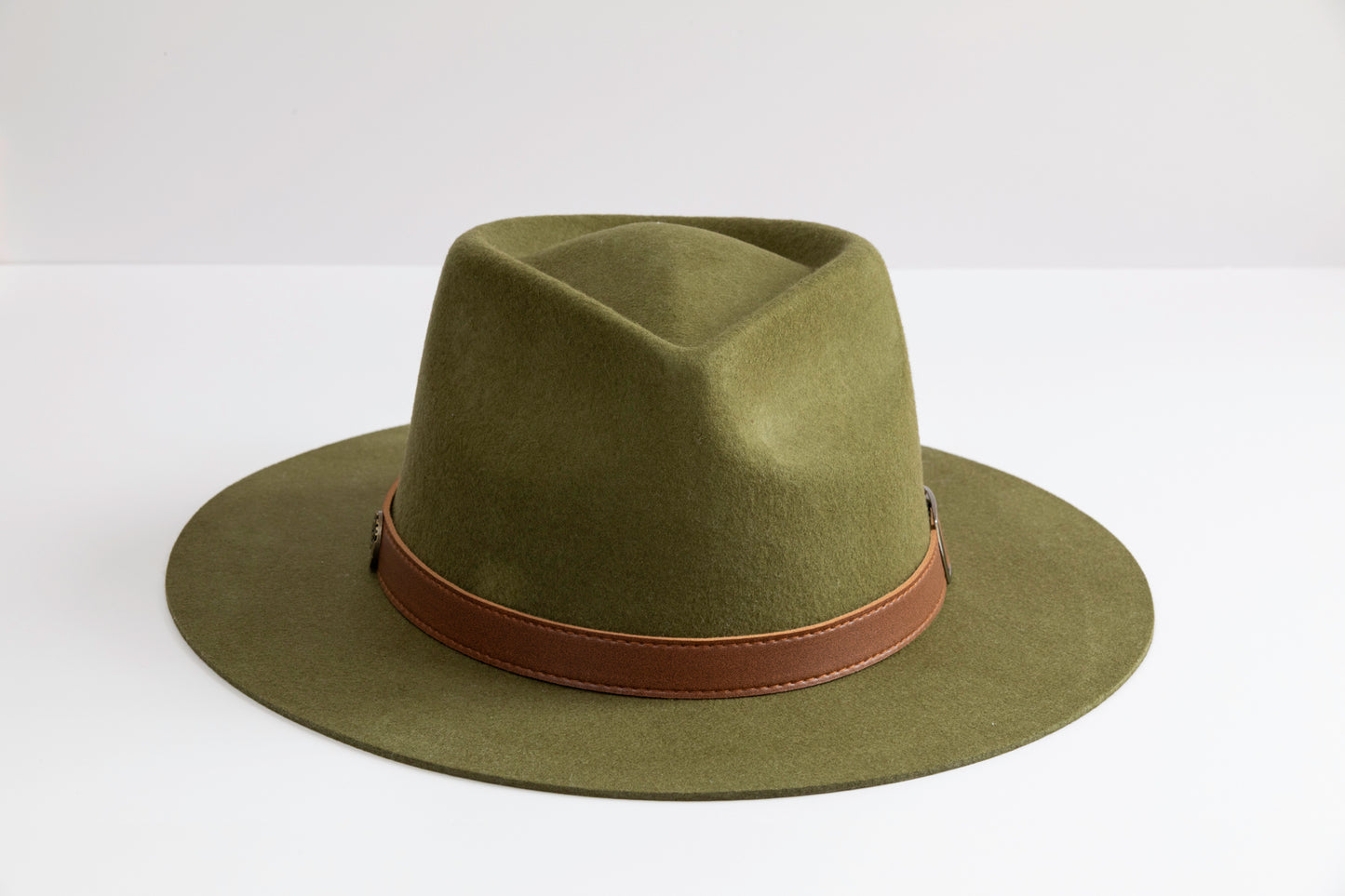 Fedora Hat - Olive color