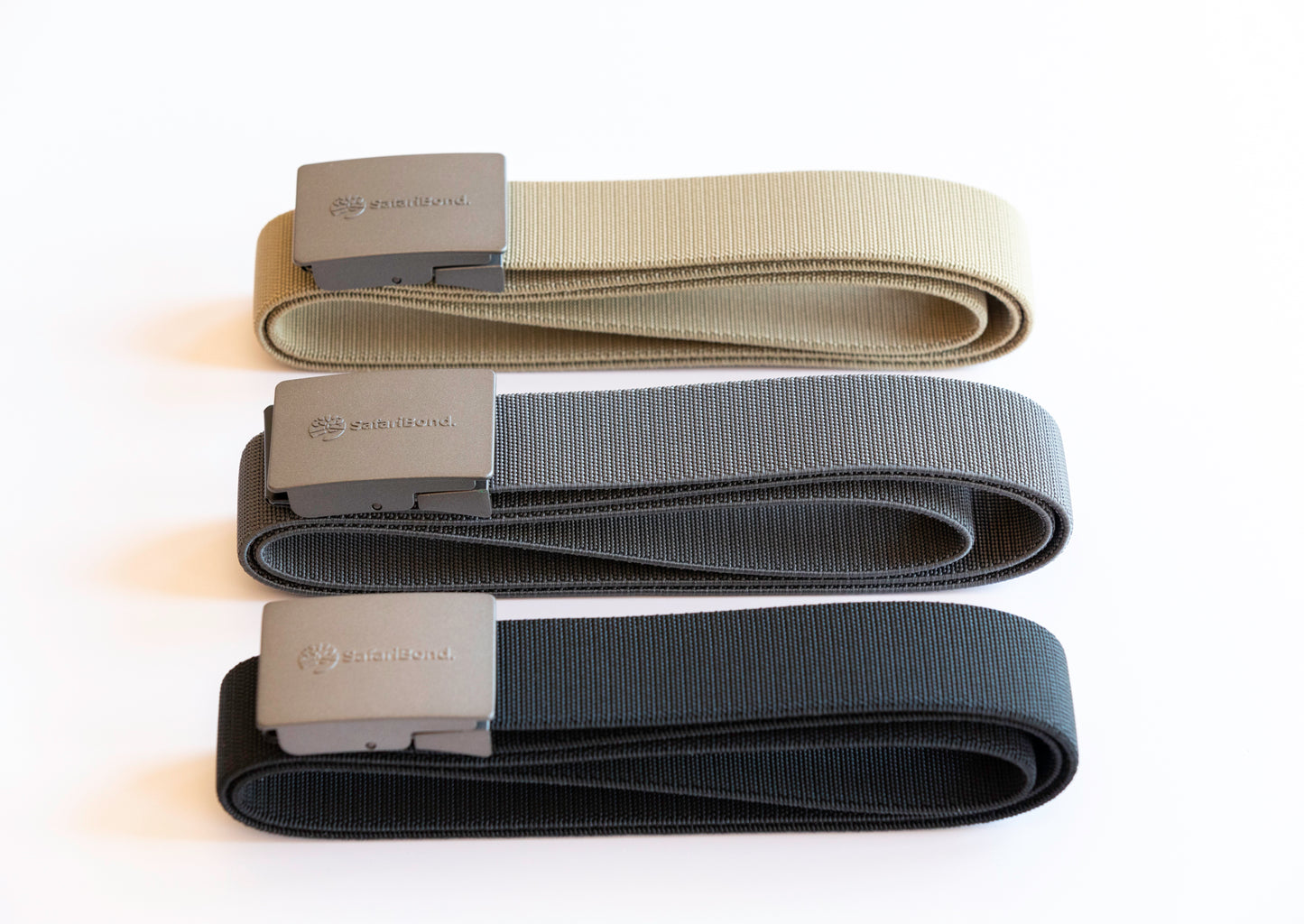 Safari Bond Polyester Belt - Khaki color