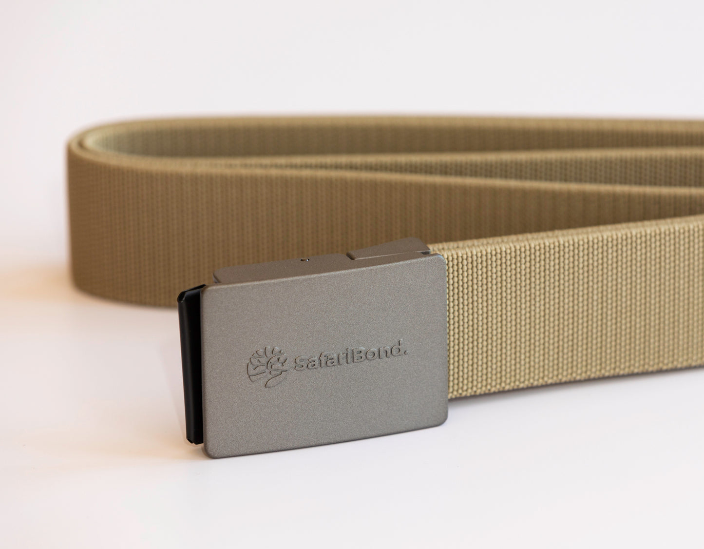 Safari Bond Polyester Belt - Khaki color