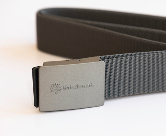 Safari Bond Polyester Belt - Grey